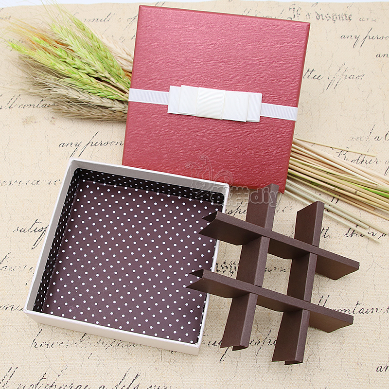 手工巧克力包装盒9格装简约费列罗盒糖果盒情人节教师节送礼纸盒