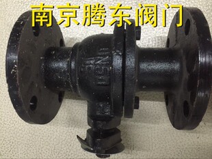 Q41F-16铸铁法兰球阀手动直通球阀 固定球阀DN25 40 50法兰定位球