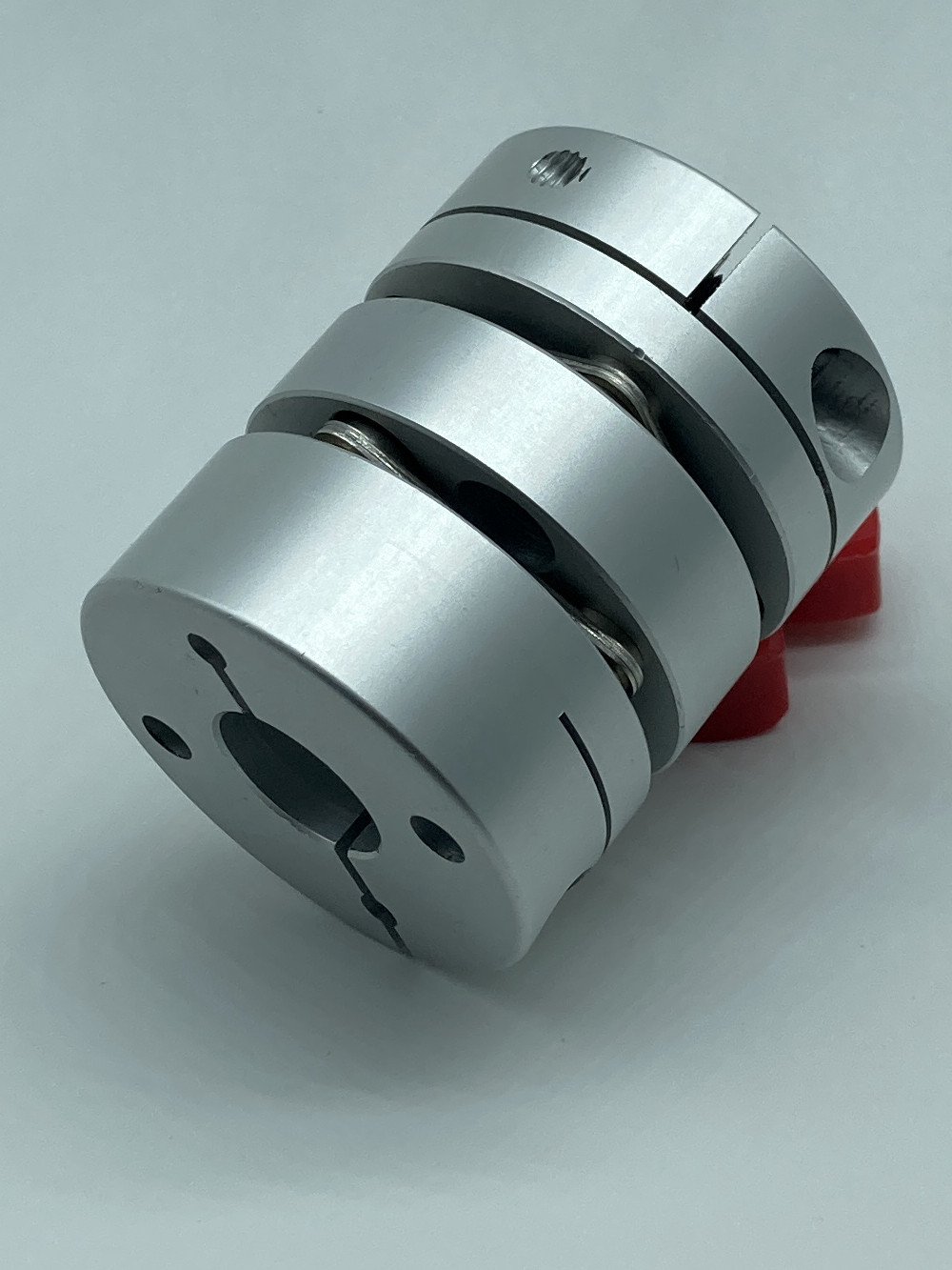 外径D50双膜片联轴器 长度L53 单膜簧片 刚性大扭矩 伺服电机丝杆