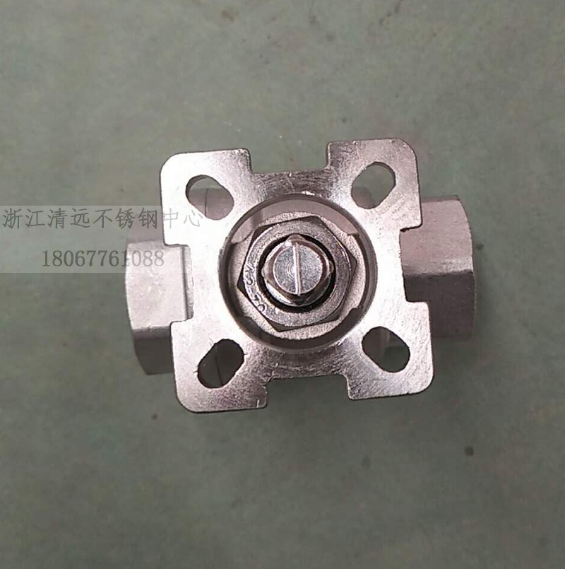 二片式高平台气动球阀不