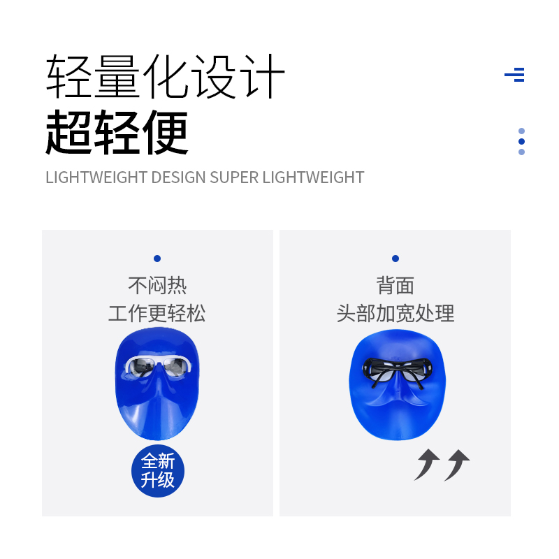 包邮新型电焊面罩牛皮工