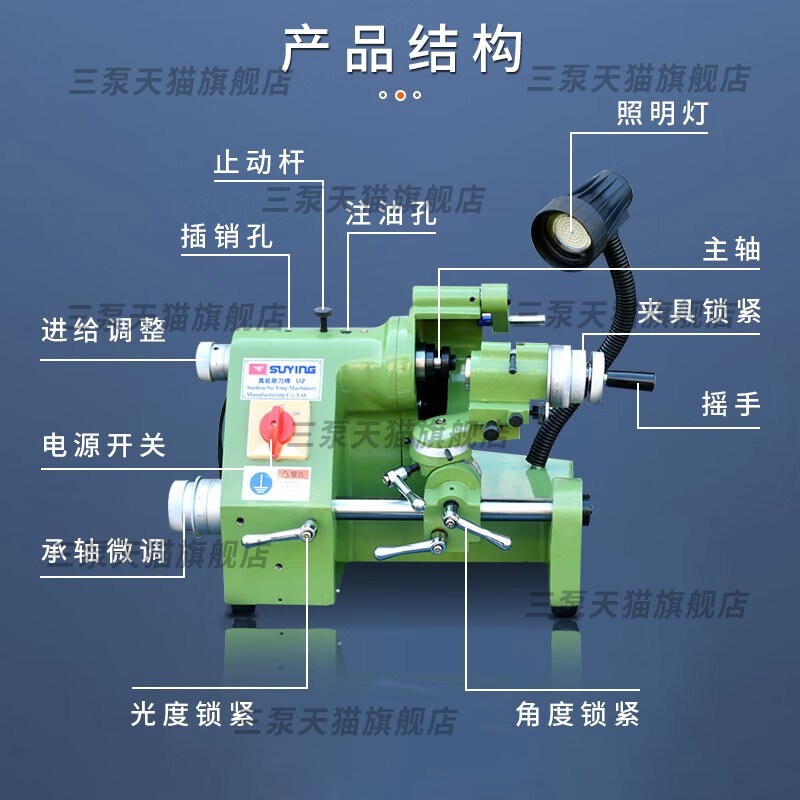 三泵万能磨刀机精密多功