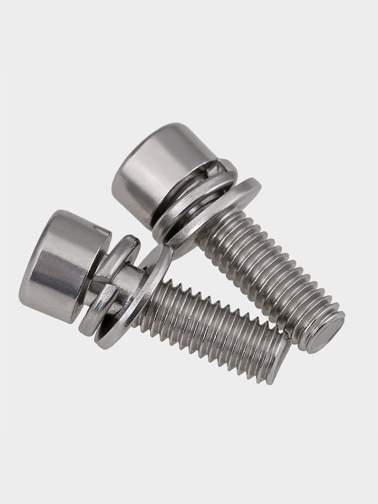 不锈钢内光头六角三组合