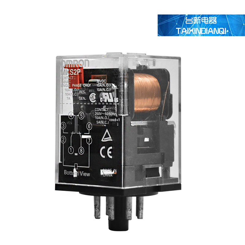 原装OMRON欧姆龙MKS2P MKS3P AC220V DC24V8脚11脚继电器PF113A-E