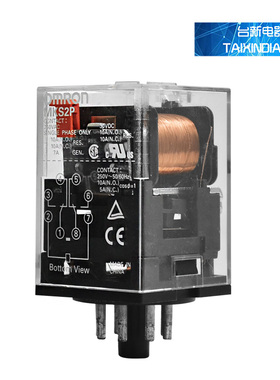 原装OMRON欧姆龙MKS2P MKS3P AC220V DC24V8脚11脚继电器PF113A-E