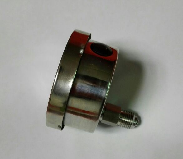 轴向压力表偏心无边螺纹