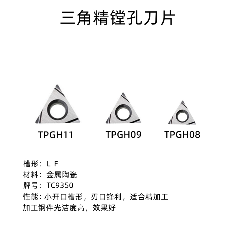 数控刀片精镗三角形开槽