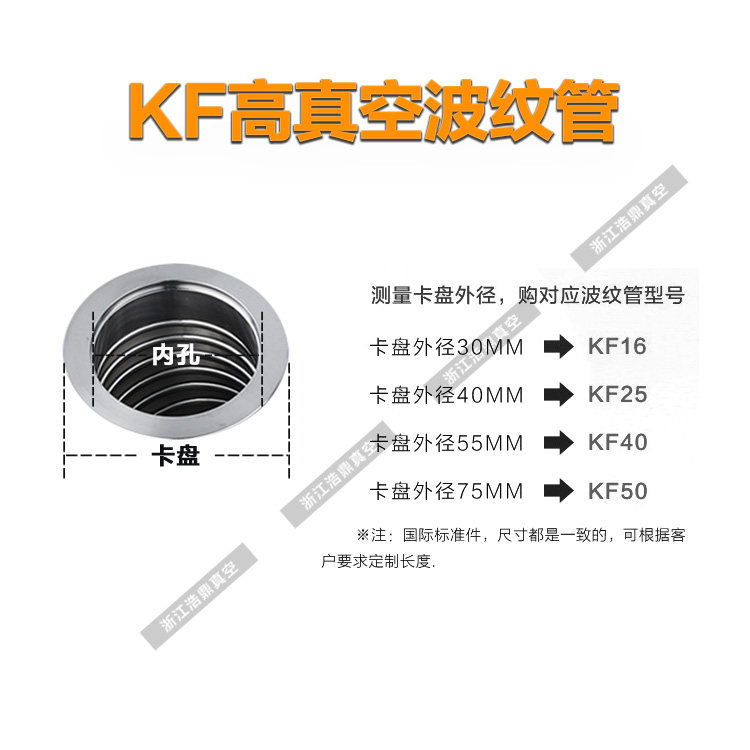 不锈钢真空波纹管 KF25 KF40柔性软管 304不锈钢波纹管伸缩波纹管,农用物资,可移动滴灌袋,淘宝优惠券,粉丝福利购,淘宝优惠卷