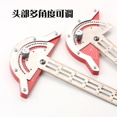 新款 木工边尺Woodworkers Edge Rule边缘量规量尺刻度尺塑料卡尺