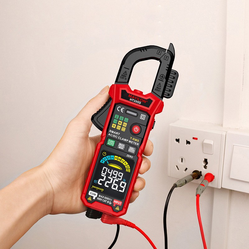 MAYILON HT205A/D钳形表电工高精度真有效值多功能数字钳型万用表