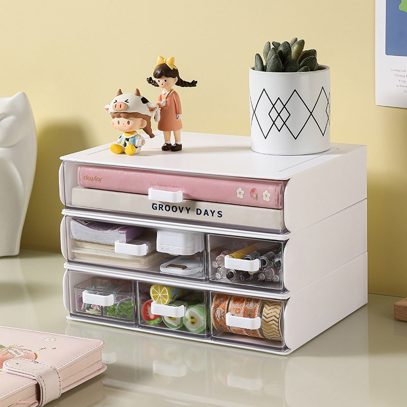 韩版少女现代简约桌面收纳盒桌面多层抽屉式小物件皮筋发圈叠物盒,饰品/流行首饰/时尚饰品新,摆件,淘宝优惠券,粉丝福利购,淘宝优惠卷