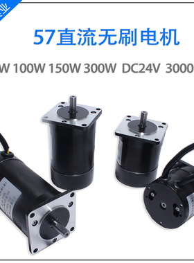 57直流无刷24V60W/100W/180W传动57BL115-230减速电动机57BL55