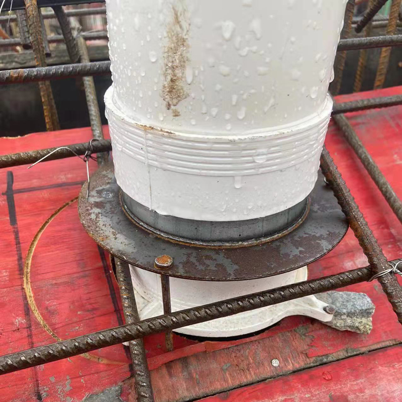 预埋钢塑套管防水筒地漏