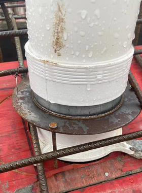 PVC预埋钢塑套管防水套筒钢塑地漏50 75 110阻火复合止水件10公分