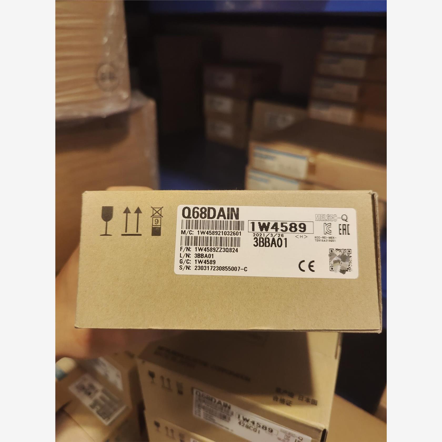 三菱Q68DAIN，全新原装