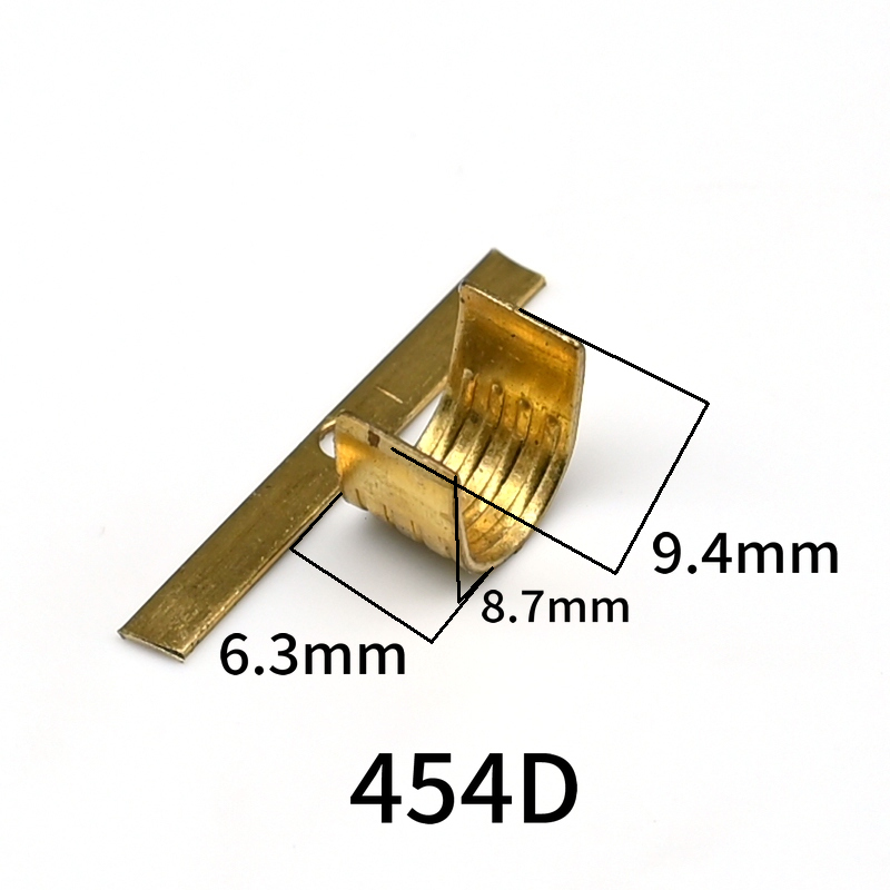 铜扣压线黄接端子冷并型