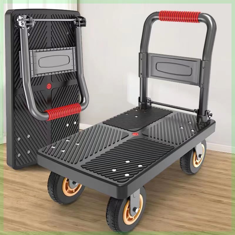 折叠手推车四轮静音小拉