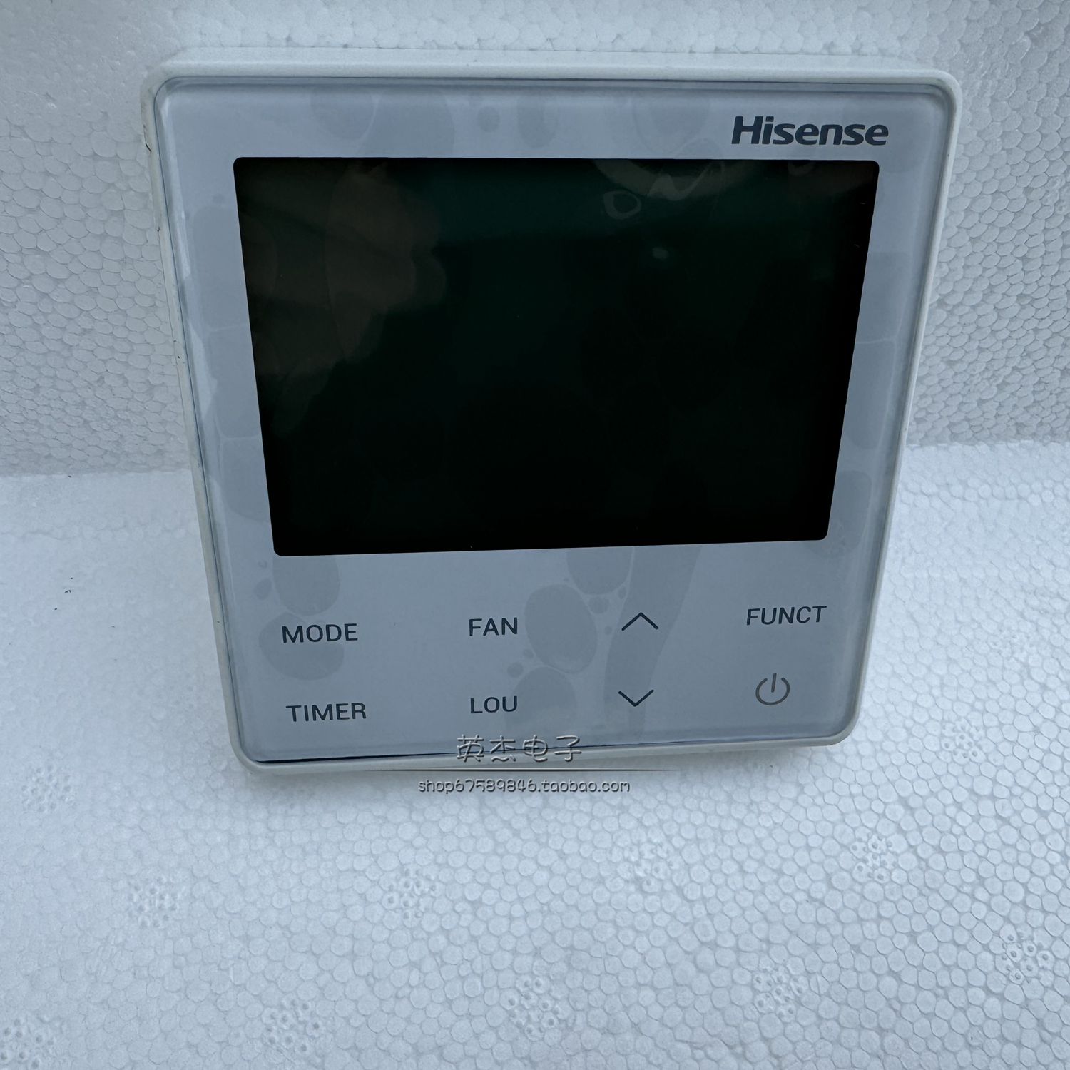 海信中央空调出口机英文外贸线控器yxe-e01u(e)风管机控制面板