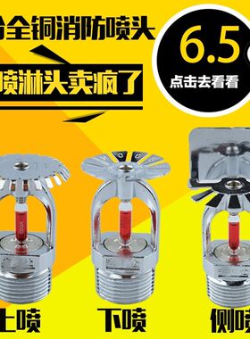 k115福建消防消防洒水喷头ZSTZ/X-20/直立下垂型上下喷68度喷淋头