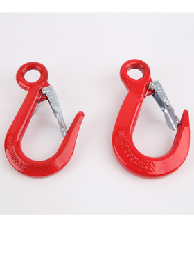 起重高强度货吊钩 宽嘴钩5000磅7000LBS合金钢吊钩 大开口钩子