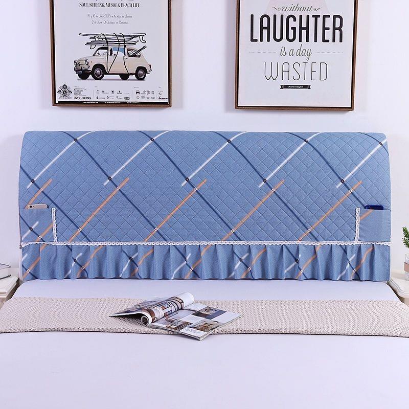 床头罩四季通用可拆洗全包夹棉床头防灰罩皮木床头套子2024新款