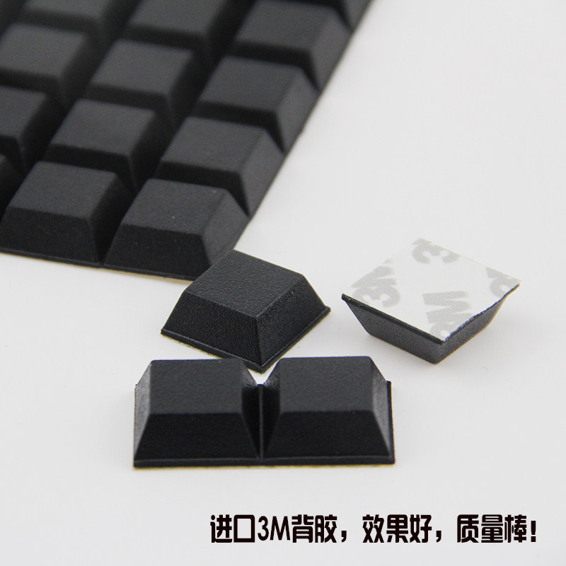 3M自粘式脚垫桌椅垫地板各种家具防滑减桌保护胶垫机箱减震橡胶