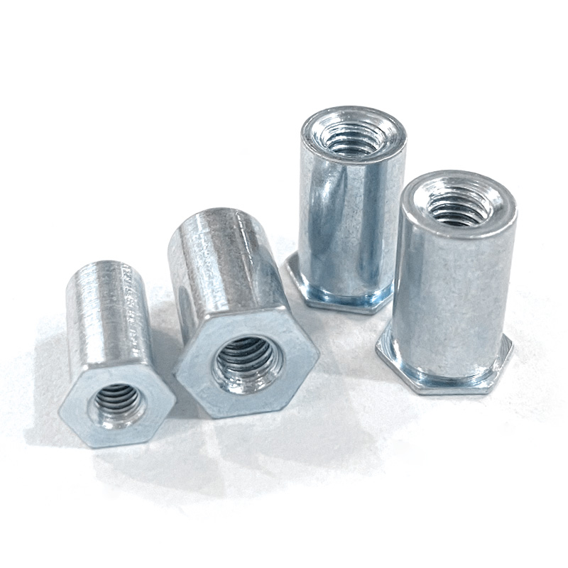 通孔压铆螺柱/压铆螺母柱M6x5~M6x25外径8.75负 M8x8~8x20外径11