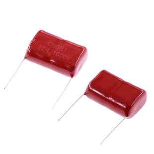 0.22UF 5只 1.6KV 220NF 脚距30mm CBB81高压薄膜电容器1600V224J