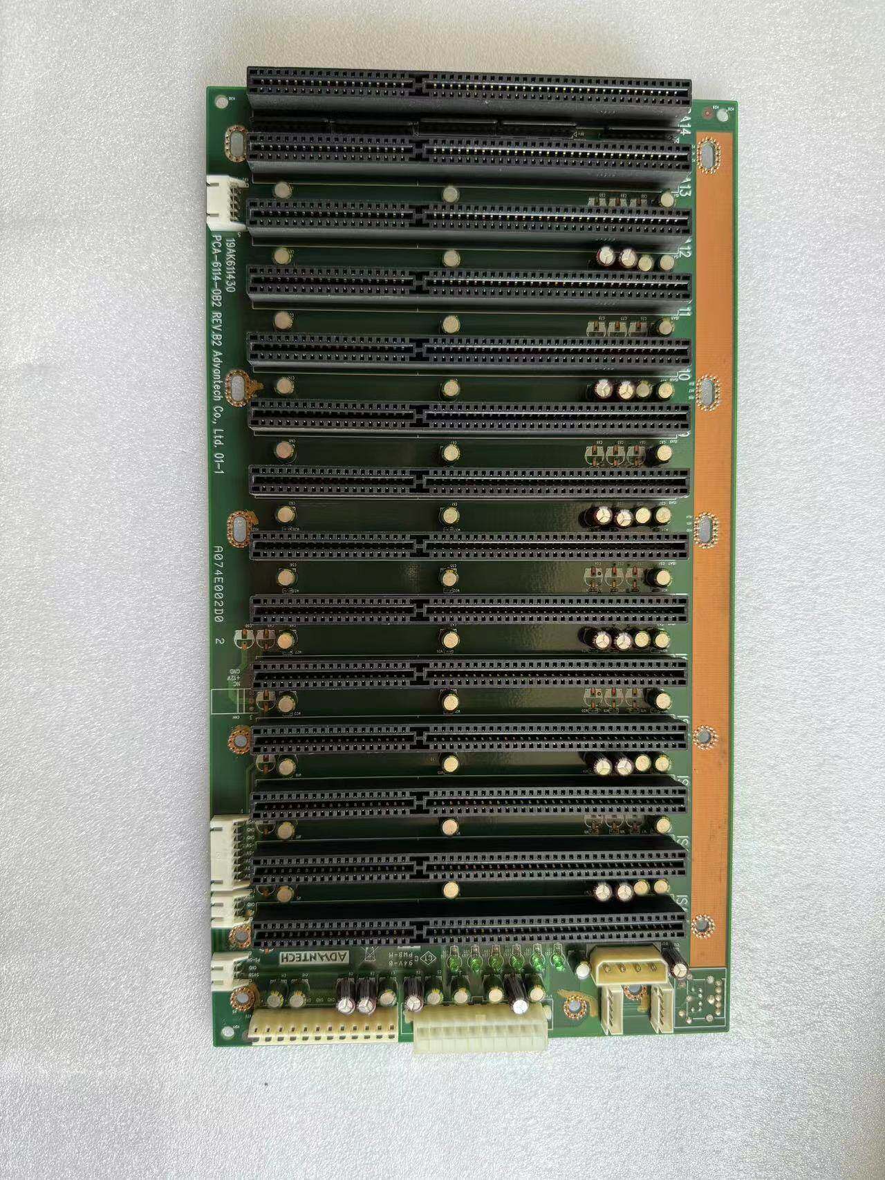 研华PCA-6114-0B2E  14个ISA槽工控机底板 拆机现货