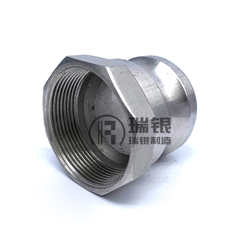 304不锈钢快速接头A型板把式公头内丝直接高压水管内螺纹快装接头