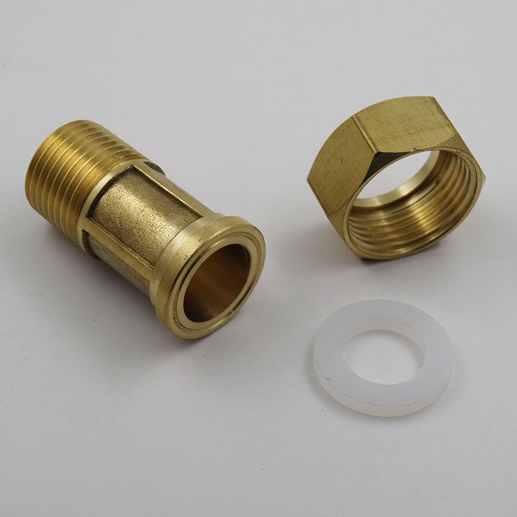 全铜水表接头 铜杆铜帽内外丝活接头 水泵接头水管水表活接4分6分
