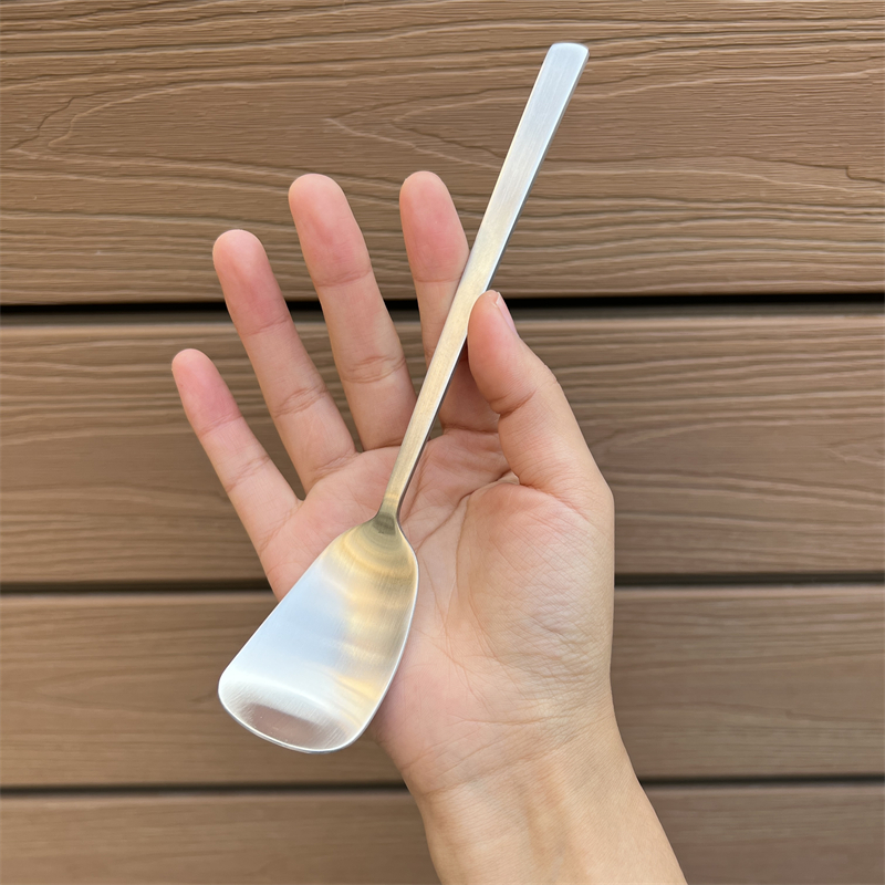 个性304不锈钢勺日式加厚长柄主餐勺食品级饭勺喝汤勺调羹勺子