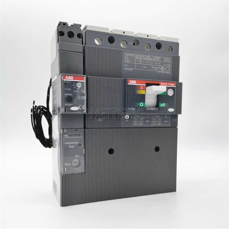 询价9年老店 ABB Tmax T3N250 4P FF+RC221 漏电保护开关250A三相
