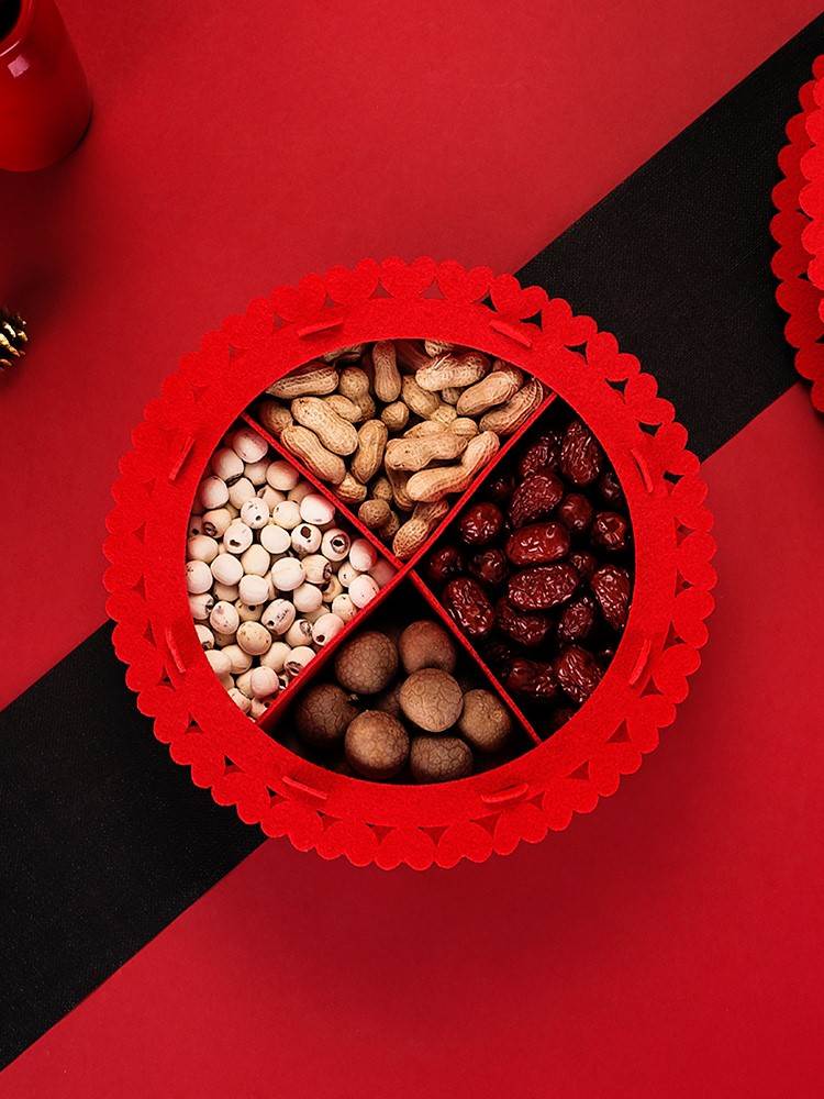 一次性果盘结婚用的喜子