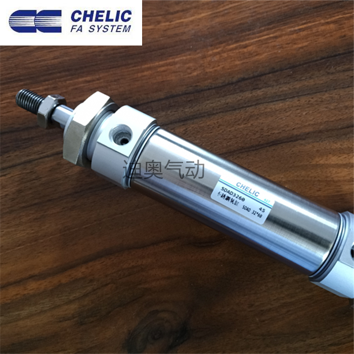 气立可CHELIC不锈钢迷你气缸SDA 32*25/50/100/150/200/300-K-C
