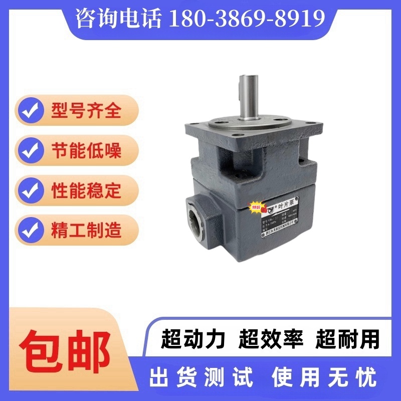 永灵叶片泵液压油调高双