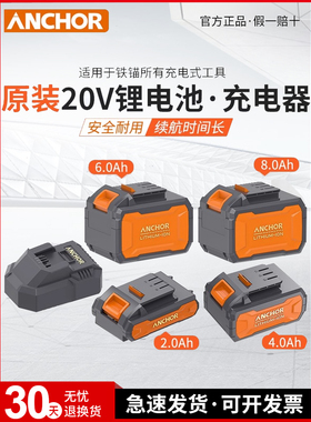 铁锚锂电手钻配件通用20V锂电池DCR2电锤DCA1角磨机电动工具原装
