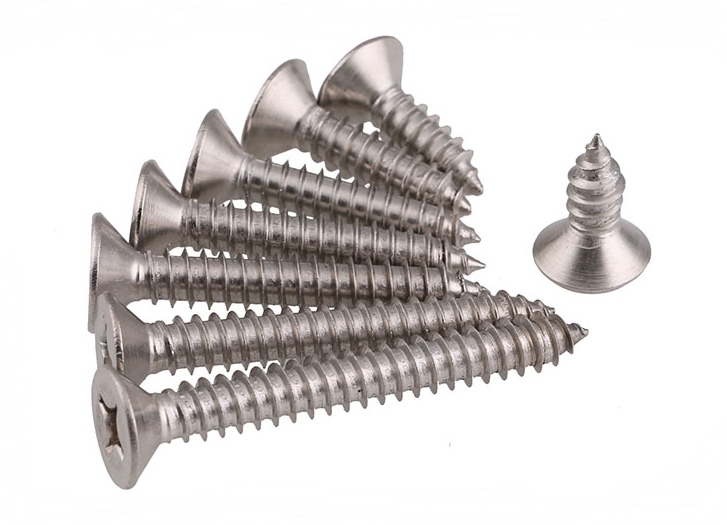 不锈钢沉头自攻螺丝十字