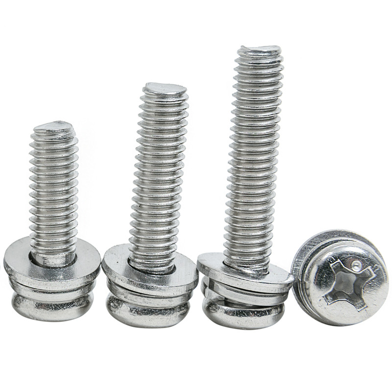 M2M2.5M3M4M5M6M8 304不锈钢圆头十字盘头三组合螺钉组合螺丝垫片,农机/农具/农膜,叉,淘宝优惠券,粉丝福利购,淘宝优惠卷