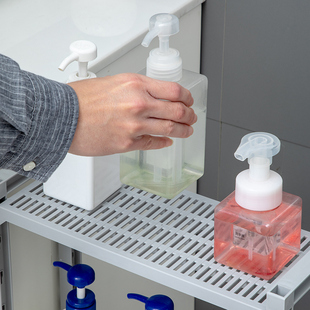 卫生间置物架落地塑料厕所冲凉房放洗发水沐浴露架子洗衣液收纳架