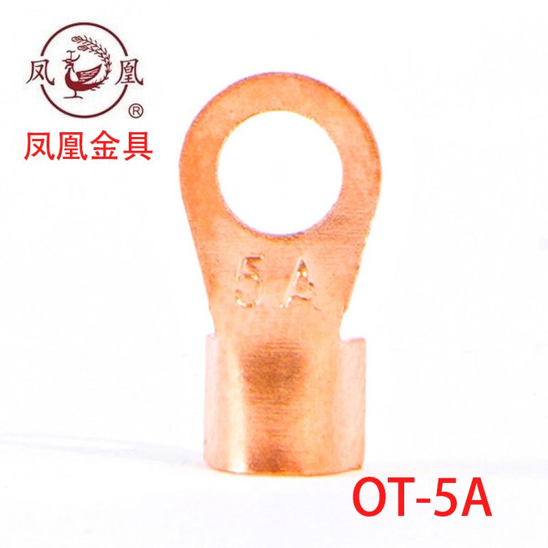【厂家直销】开口鼻 铜鼻子 铜端子 铜接线端子 OT-3A 5A 厚件