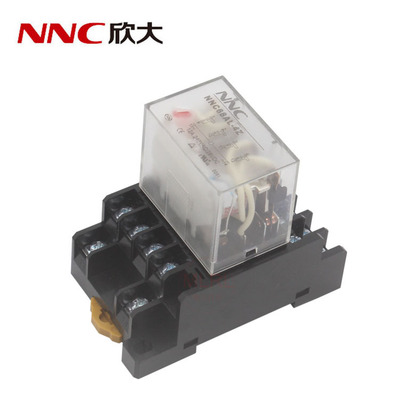 欣大电磁中间继电器NNC68A-4Z直流DC24V12V交流AC220V大14脚12A
