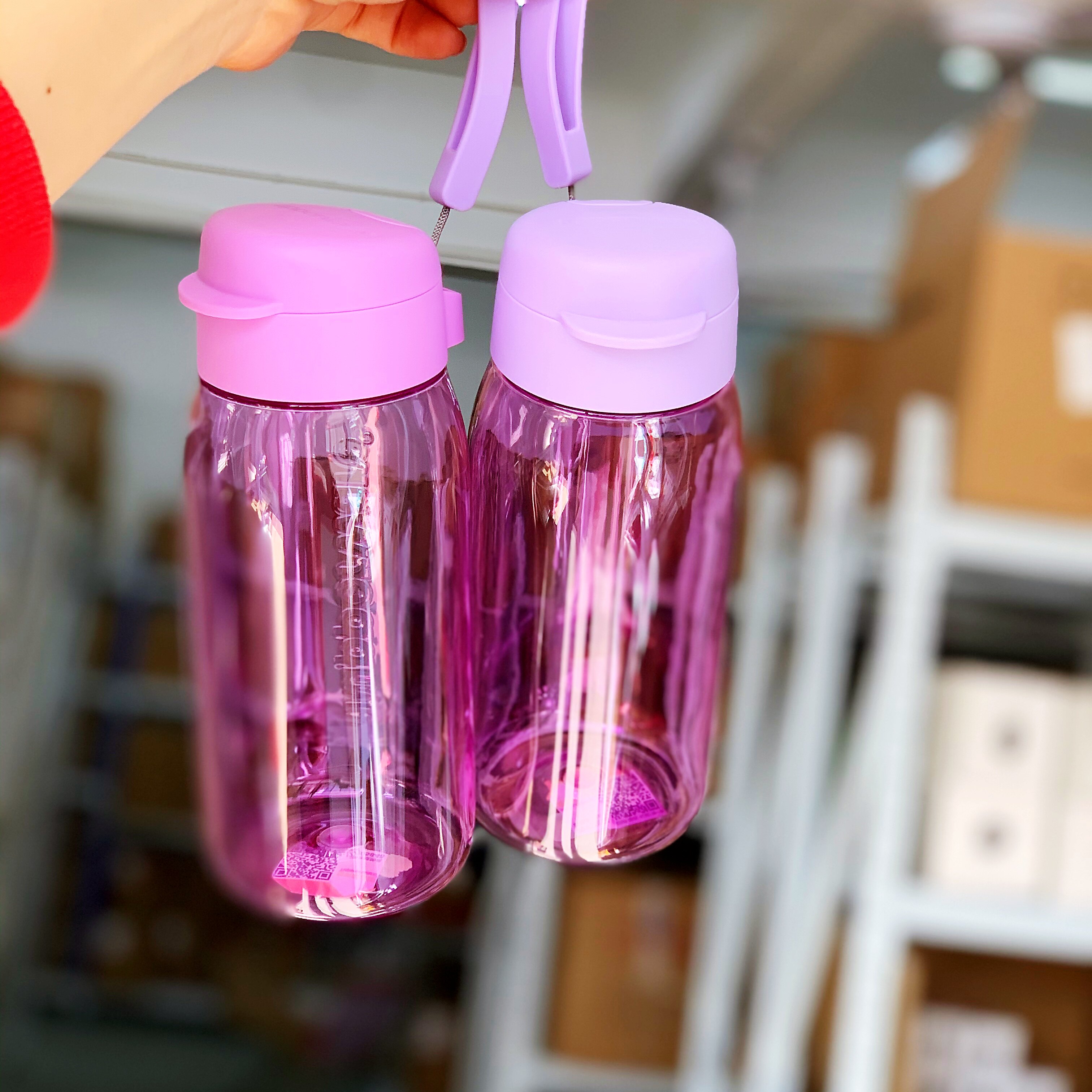 特百惠550ml乐趣乐c企鹅杯吸管杯防漏随身杯塑料杯子运动水壶男女