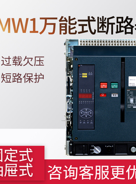 RMW1 DW45万能式断路器固定插入式1000A 1250A 1600A框架智能型