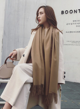 Winter Warm and Cozy Cashmere Scarf for Women and Men 围巾