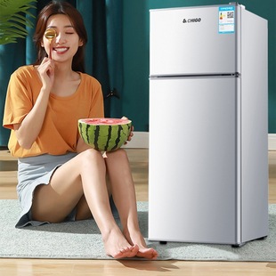 Refrigerator for household use, two door mini refrigerator