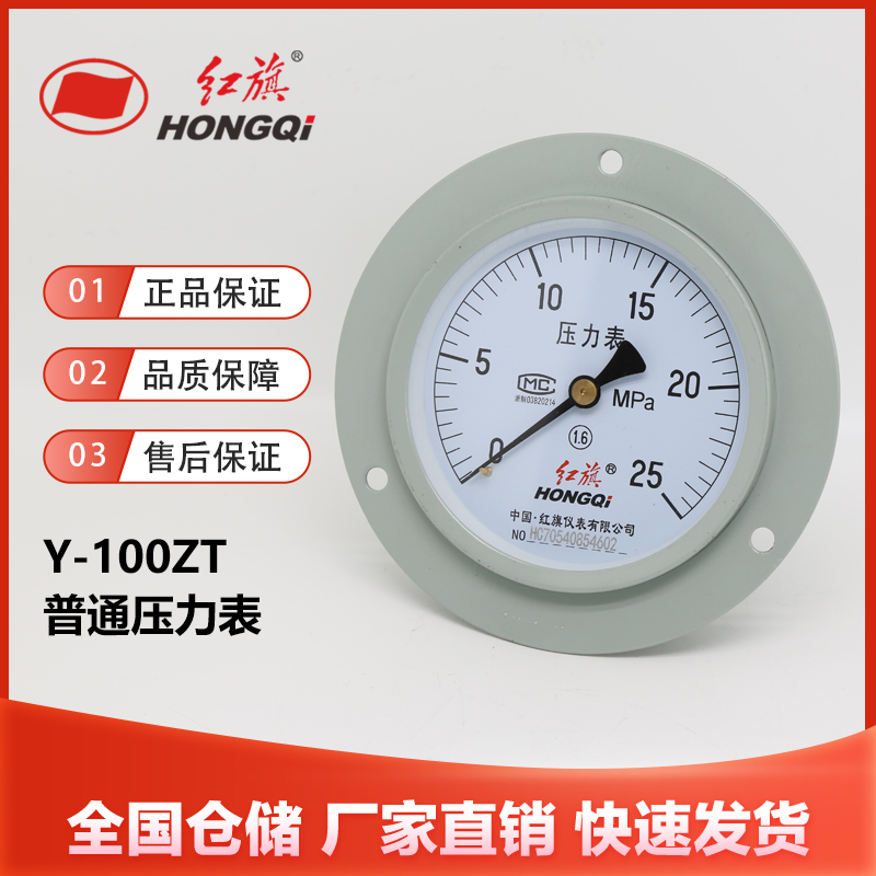 红旗仪表轴向带边普通压