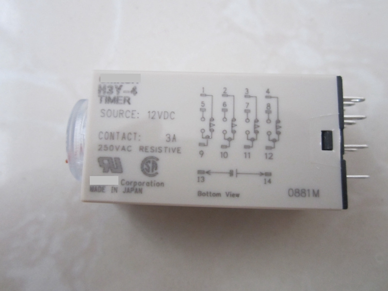小型时间继电器H3Y-4 AC220V DC24V 10S 30S 60S 5S 1S 3M 14脚