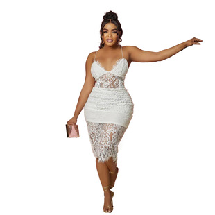 jumpsuits Fat bodysuits Size black Gown Party Lace Big Lady