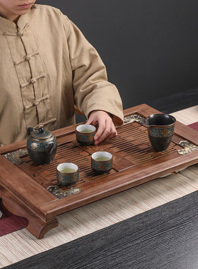 瓷水陶清简约功夫茶具实
